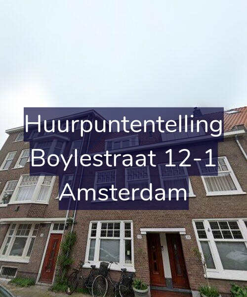 Foto gevel Huurpuntentelling voor Boylestraat 12-1, Amsterdam