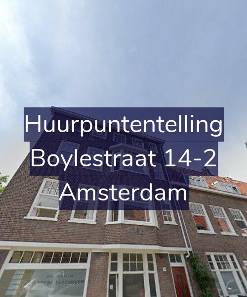 Foto gevel Huurpuntentelling voor Boylestraat 14-2, Amsterdam
