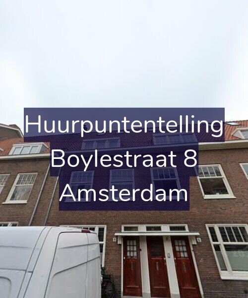 Foto gevel Huurpuntentelling voor Boylestraat 8, Amsterdam
