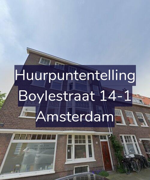 Foto gevel Huurpuntentelling voor Boylestraat 14-1, Amsterdam