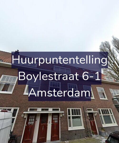 Foto gevel Huurpuntentelling voor Boylestraat 6-1, Amsterdam