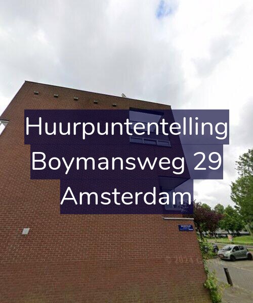 Foto gevel Huurpuntentelling voor Boymansweg 29, Amsterdam