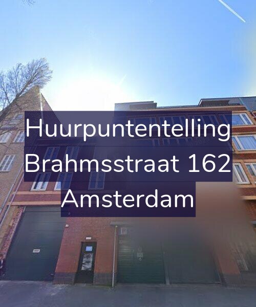 Foto gevel Huurpuntentelling voor Brahmsstraat 162, Amsterdam