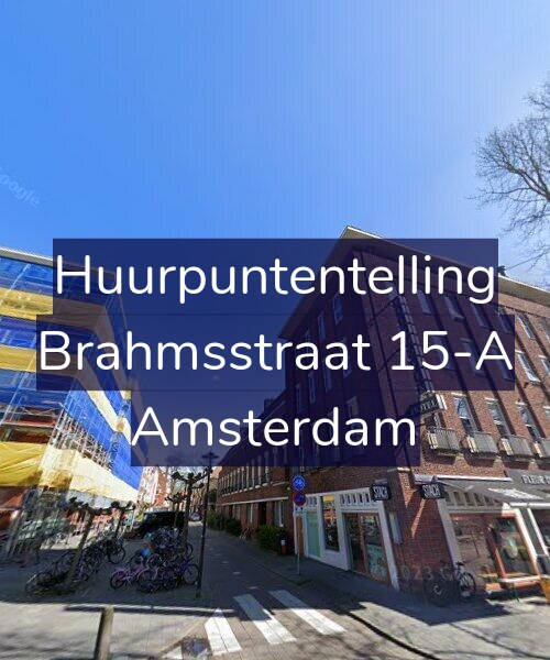 Foto gevel Huurpuntentelling voor Brahmsstraat 15-A, Amsterdam