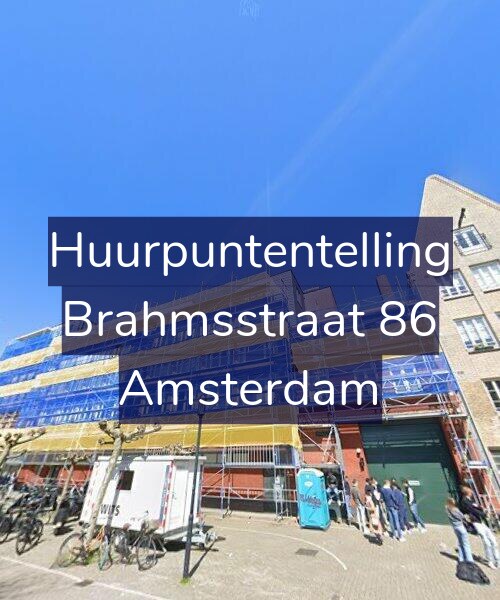 Foto gevel Huurpuntentelling voor Brahmsstraat 86, Amsterdam