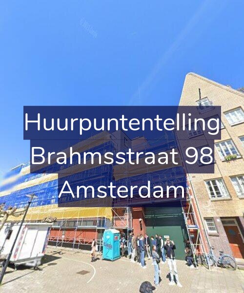 Foto gevel Huurpuntentelling voor Brahmsstraat 98, Amsterdam