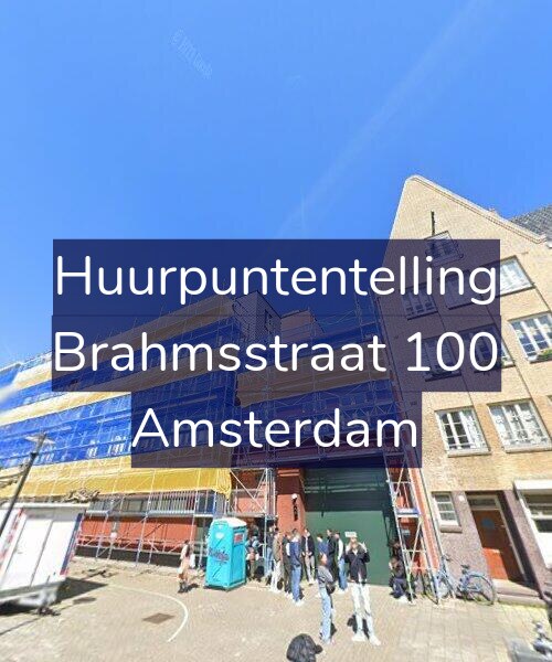 Foto gevel Huurpuntentelling voor Brahmsstraat 100, Amsterdam