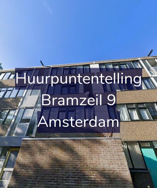 Foto gevel Huurpuntentelling voor Bramzeil 9, Amsterdam