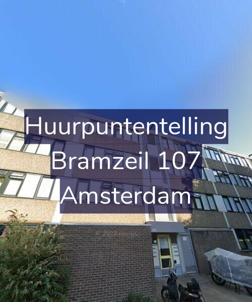 Foto gevel Huurpuntentelling voor Bramzeil 107, Amsterdam
