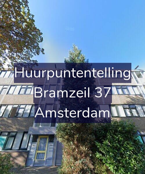 Foto gevel Huurpuntentelling voor Bramzeil 37, Amsterdam