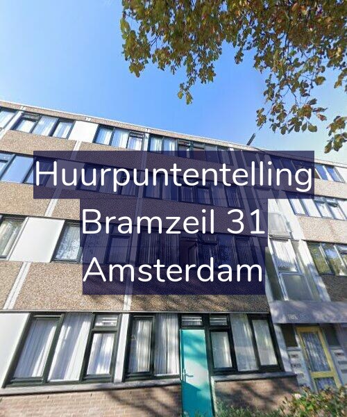 Foto gevel Huurpuntentelling voor Bramzeil 31, Amsterdam