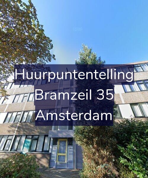Foto gevel Huurpuntentelling voor Bramzeil 35, Amsterdam