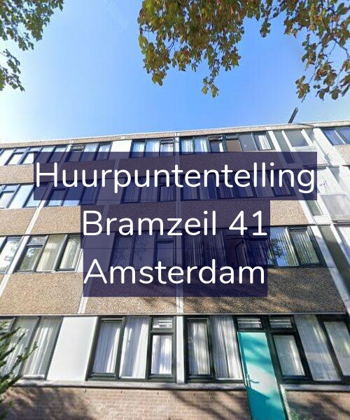 Foto gevel Huurpuntentelling voor Bramzeil 41, Amsterdam