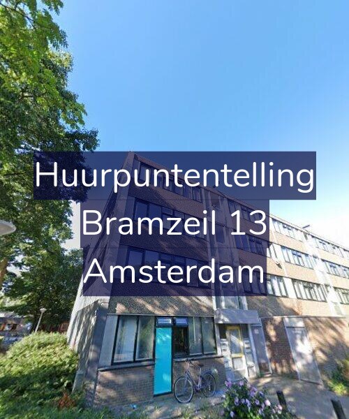 Foto gevel Huurpuntentelling voor Bramzeil 13, Amsterdam