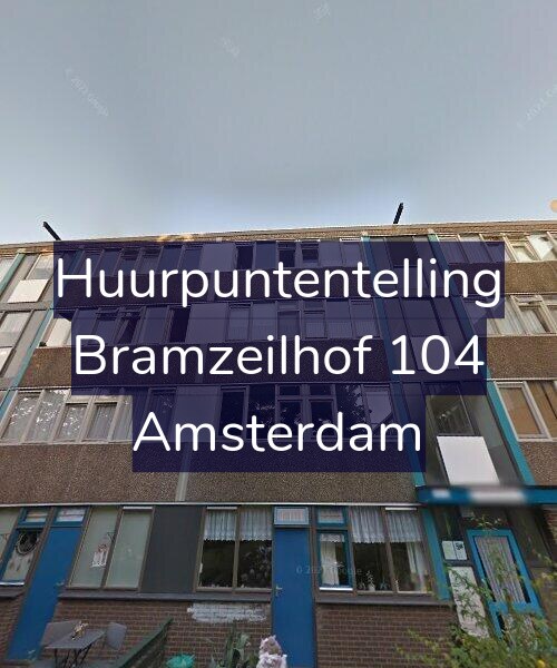 Foto gevel Huurpuntentelling voor Bramzeilhof 104, Amsterdam