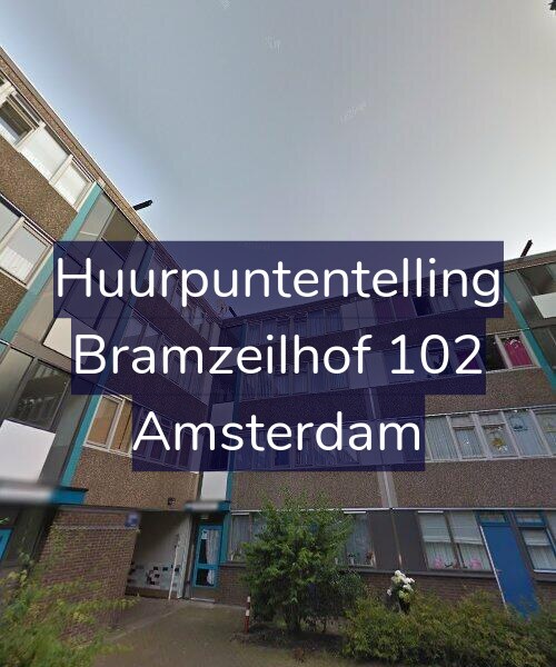Foto gevel Huurpuntentelling voor Bramzeilhof 102, Amsterdam