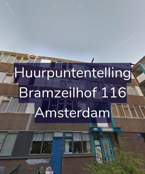 Foto gevel Huurpuntentelling voor Bramzeilhof 116, Amsterdam