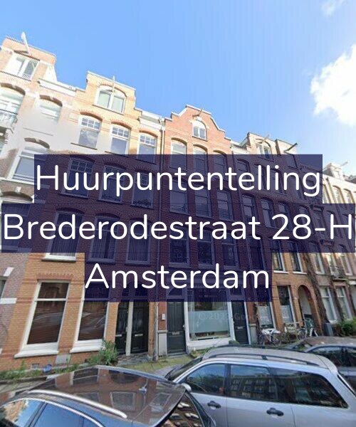 Foto gevel Huurpuntentelling voor Brederodestraat 28-H, Amsterdam