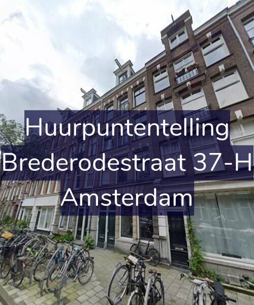 Foto gevel Huurpuntentelling voor Brederodestraat 37-H, Amsterdam