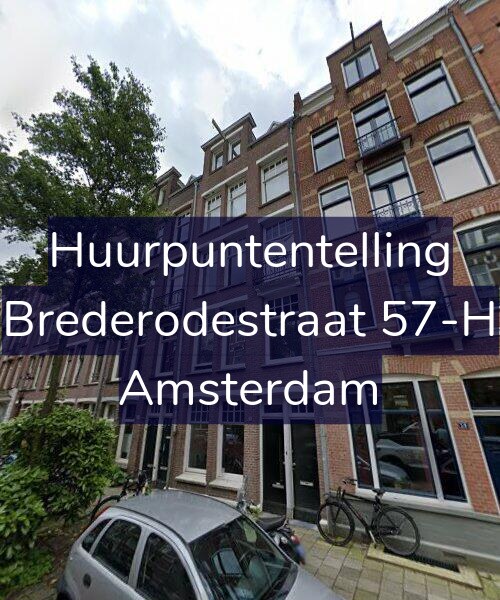 Foto gevel Huurpuntentelling voor Brederodestraat 57-H, Amsterdam