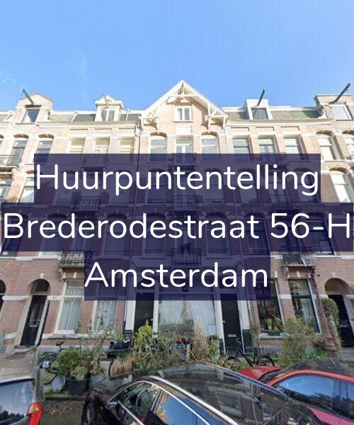 Foto gevel Huurpuntentelling voor Brederodestraat 56-H, Amsterdam