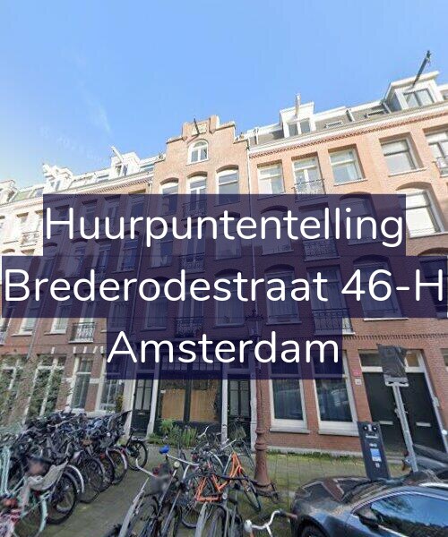 Foto gevel Huurpuntentelling voor Brederodestraat 46-H, Amsterdam
