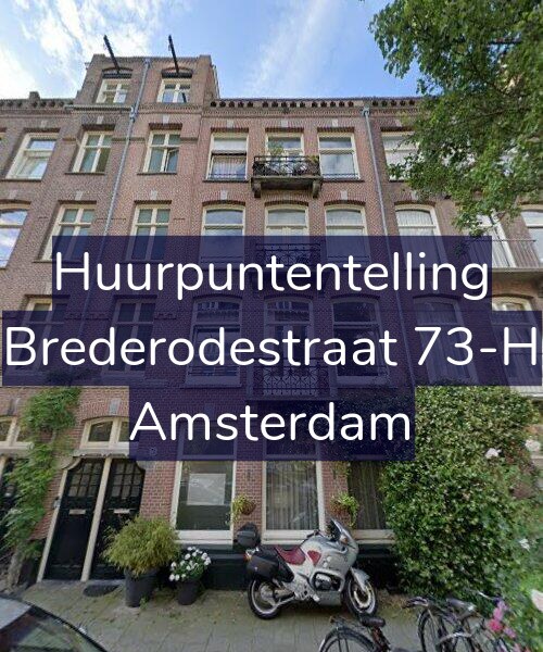Foto gevel Huurpuntentelling voor Brederodestraat 73-H, Amsterdam