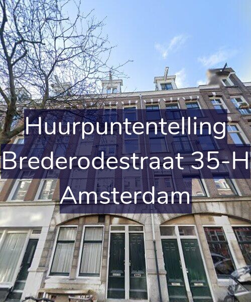Foto gevel Huurpuntentelling voor Brederodestraat 35-H, Amsterdam