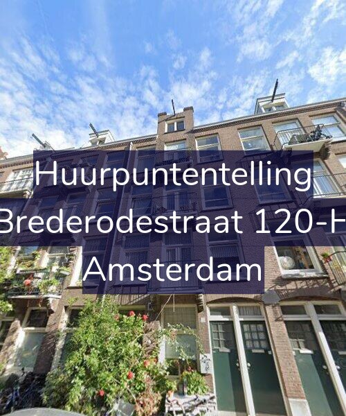 Foto gevel Huurpuntentelling voor Brederodestraat 120-H, Amsterdam