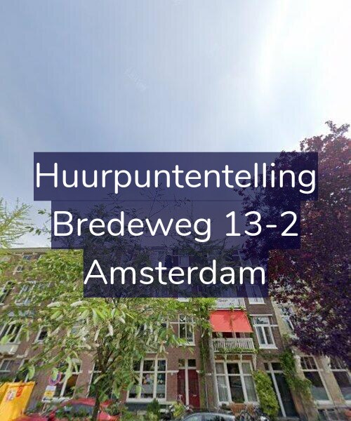 Foto gevel Huurpuntentelling voor Bredeweg 13-2, Amsterdam