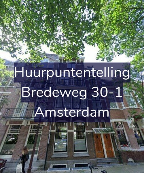 Foto gevel Huurpuntentelling voor Bredeweg 30-1, Amsterdam