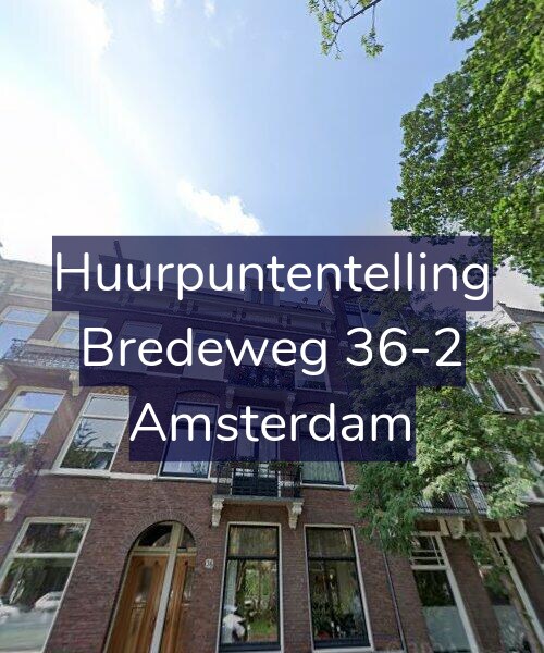 Foto gevel Huurpuntentelling voor Bredeweg 36-2, Amsterdam