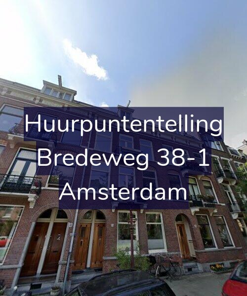 Foto gevel Huurpuntentelling voor Bredeweg 38-1, Amsterdam