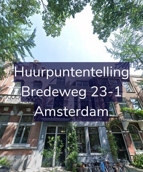 Foto gevel Huurpuntentelling voor Bredeweg 23-1, Amsterdam