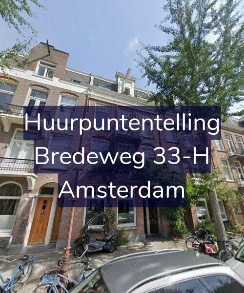 Foto gevel Huurpuntentelling voor Bredeweg 33-H, Amsterdam