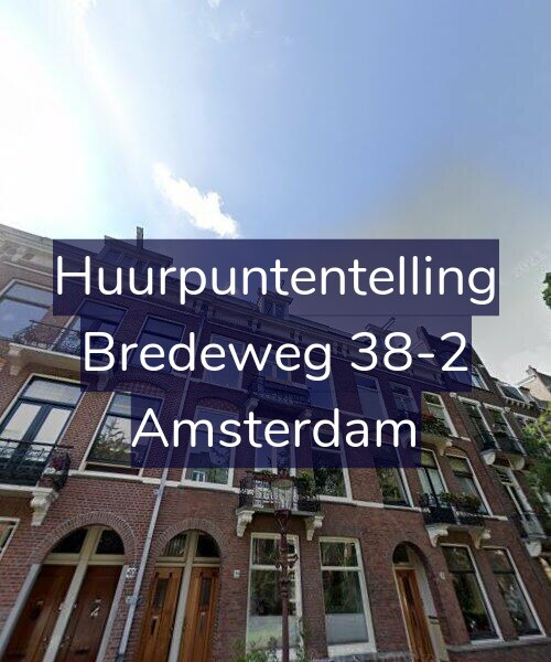 Foto gevel Huurpuntentelling voor Bredeweg 38-2, Amsterdam