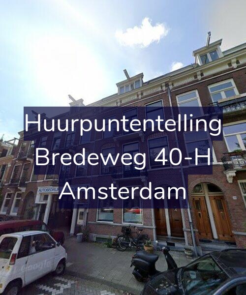 Foto gevel Huurpuntentelling voor Bredeweg 40-H, Amsterdam