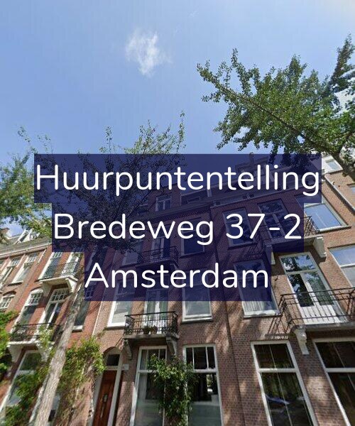 Foto gevel Huurpuntentelling voor Bredeweg 37-2, Amsterdam