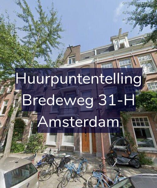 Foto gevel Huurpuntentelling voor Bredeweg 31-H, Amsterdam