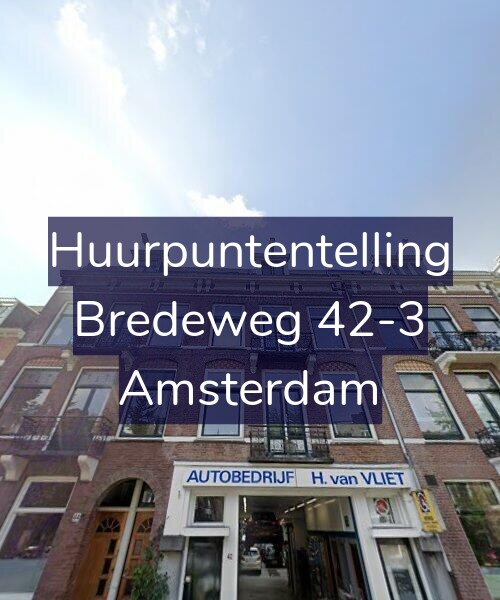 Foto gevel Huurpuntentelling voor Bredeweg 42-3, Amsterdam
