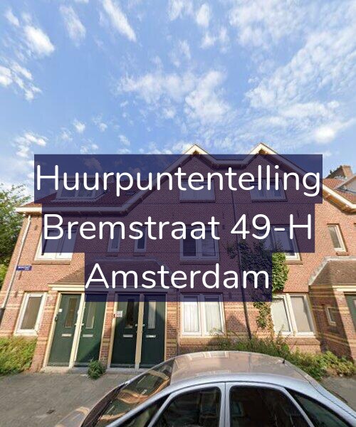 Foto gevel Huurpuntentelling voor Bremstraat 49-H, Amsterdam