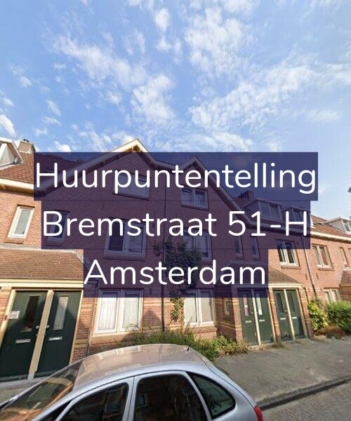 Foto gevel Huurpuntentelling voor Bremstraat 51-H, Amsterdam