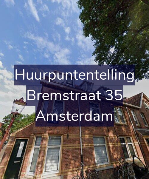 Foto gevel Huurpuntentelling voor Bremstraat 35, Amsterdam