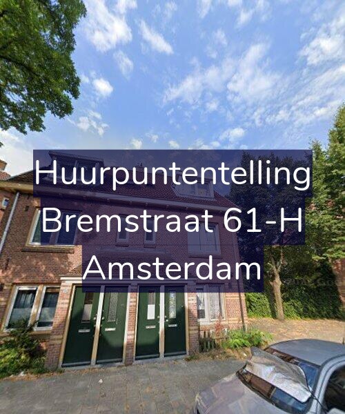 Foto gevel Huurpuntentelling voor Bremstraat 61-H, Amsterdam