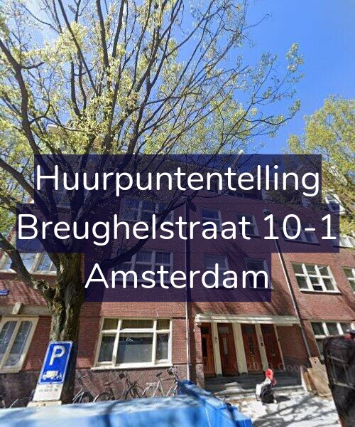 Foto gevel Huurpuntentelling voor Breughelstraat 10-1, Amsterdam