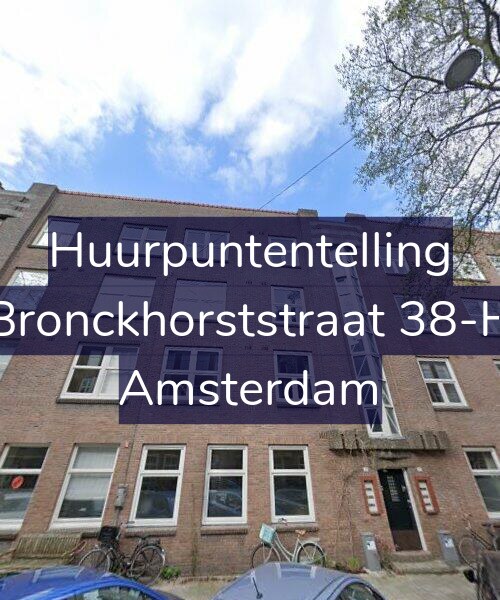 Foto gevel Huurpuntentelling voor Bronckhorststraat 38-H, Amsterdam