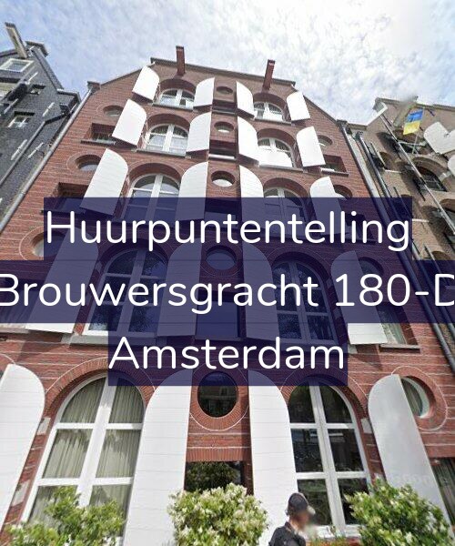 Foto gevel Huurpuntentelling voor Brouwersgracht 180-D, Amsterdam