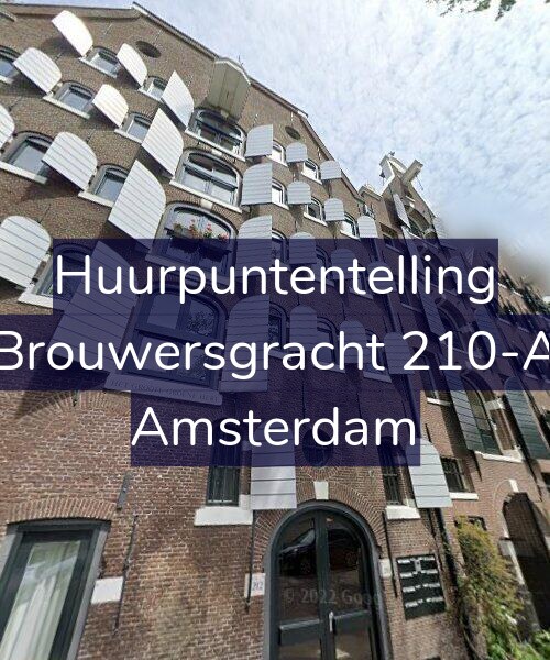 Foto gevel Huurpuntentelling voor Brouwersgracht 210-A, Amsterdam