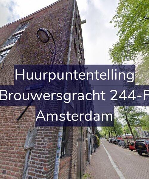 Foto gevel Huurpuntentelling voor Brouwersgracht 244-F, Amsterdam