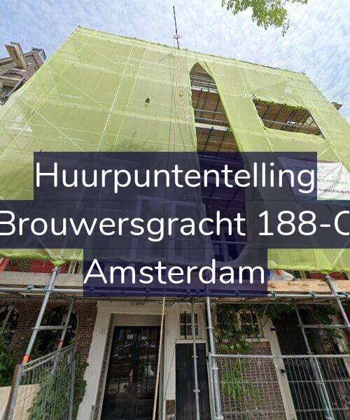 Foto gevel Huurpuntentelling voor Brouwersgracht 188-C, Amsterdam
